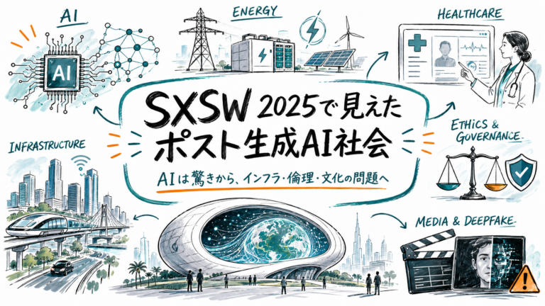 SXSW 2025で見えた「ポスト生成AI社会」