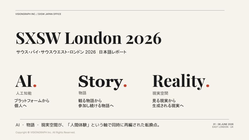 SXSW London report 2026